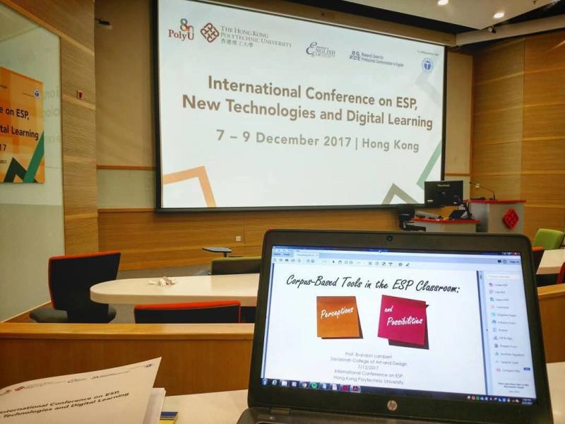 International Conference on ESP presentation in Hong Kong